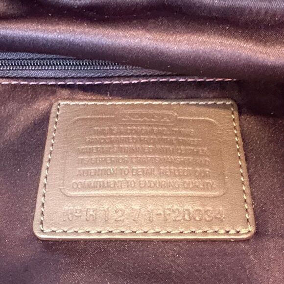 Coach Bag Purse Handbag Pocketbook Multicolor Sateen Ashley Scarf Print Satchel - Picture 13 of 16